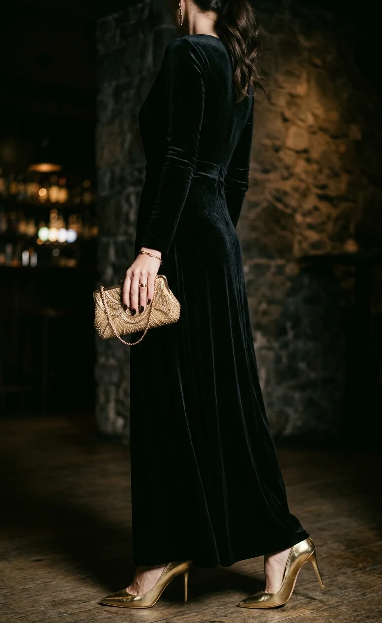 Inspirations de looks tendance avec une robe noire