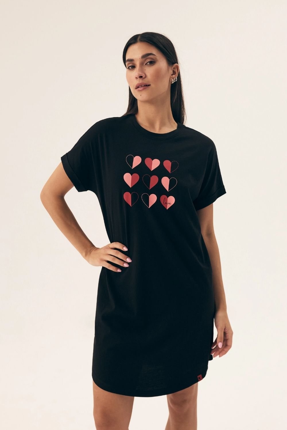 Image of Chemise de nuit noire