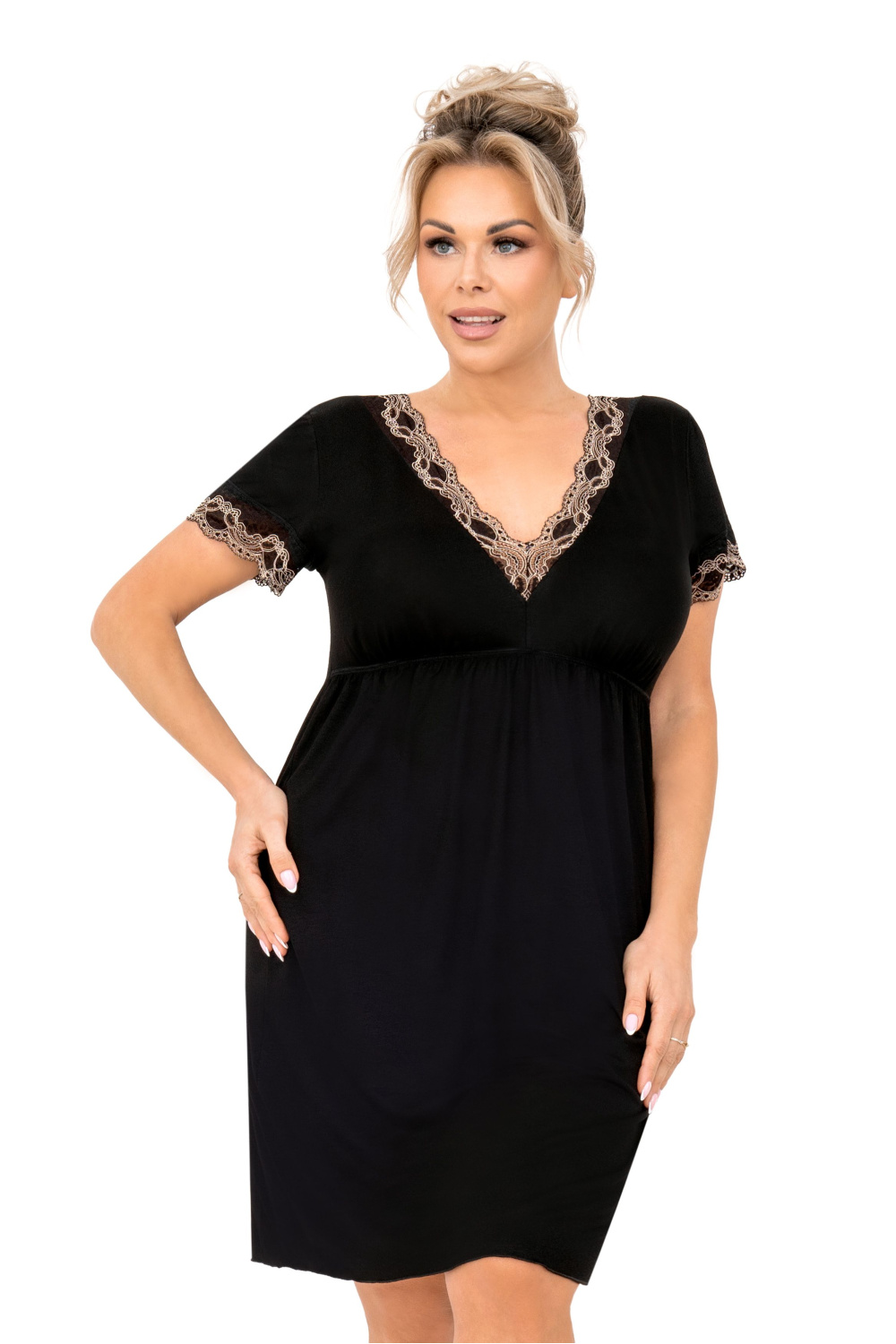 Image of Chemise de nuit noire