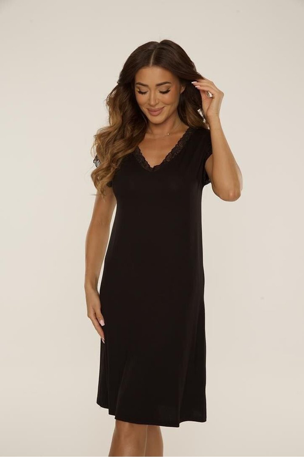 Image of Chemise de nuit noire