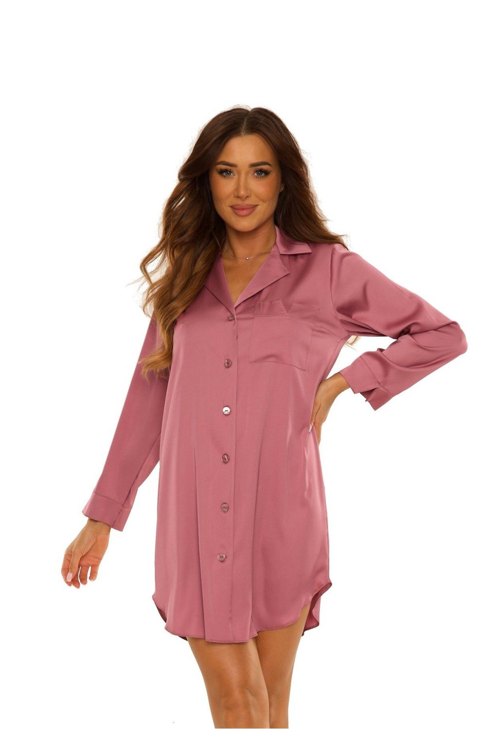 Image of Chemise de nuit violette