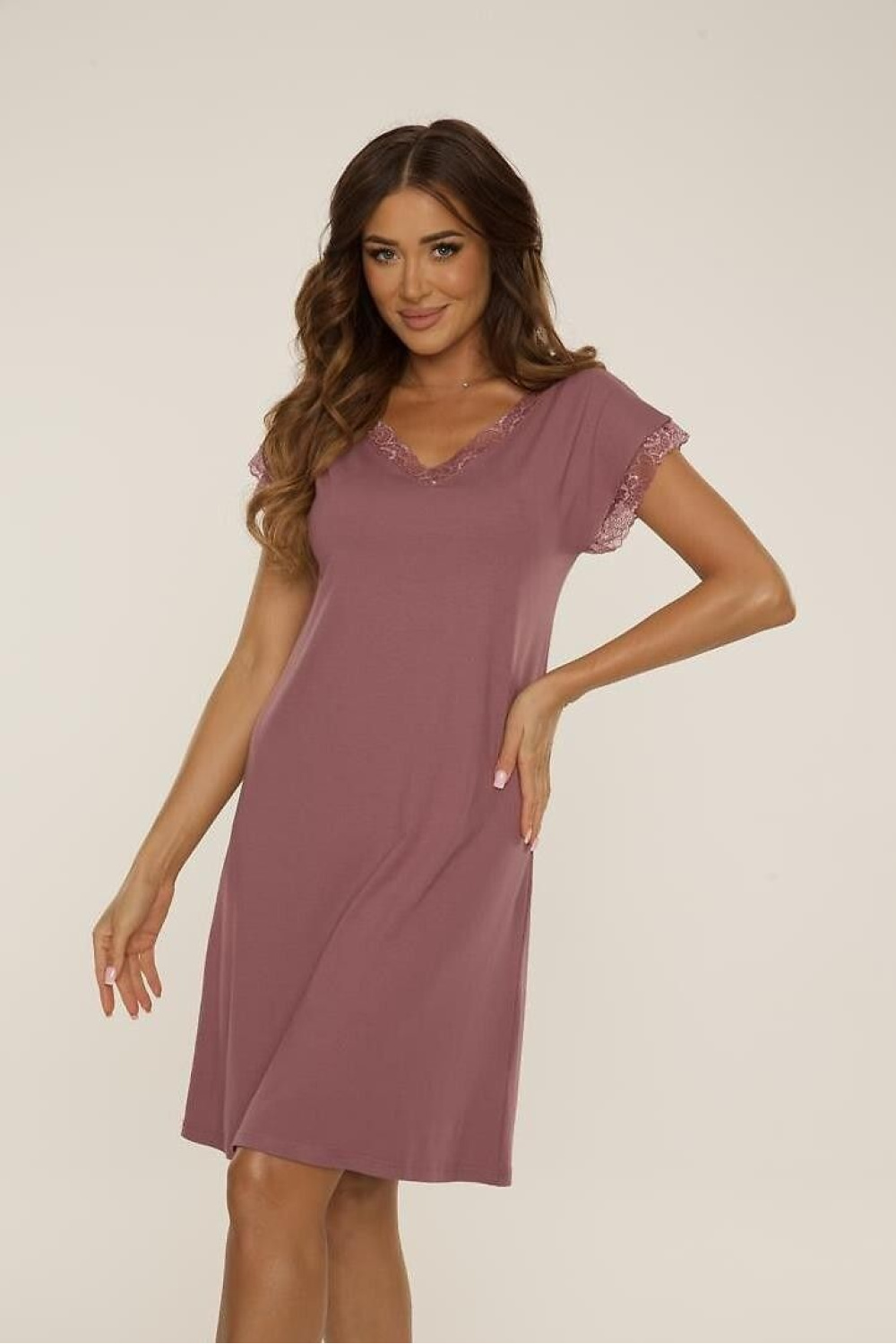Image of Chemise de nuit violette