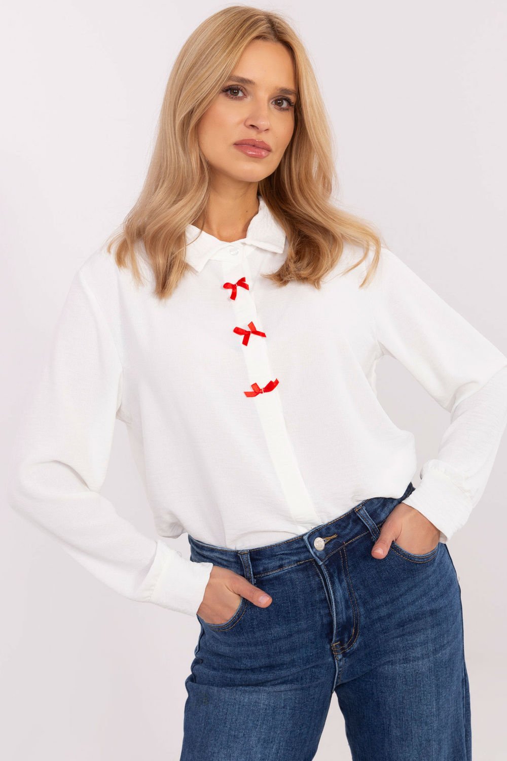 Image of Chemise manche longue beige
