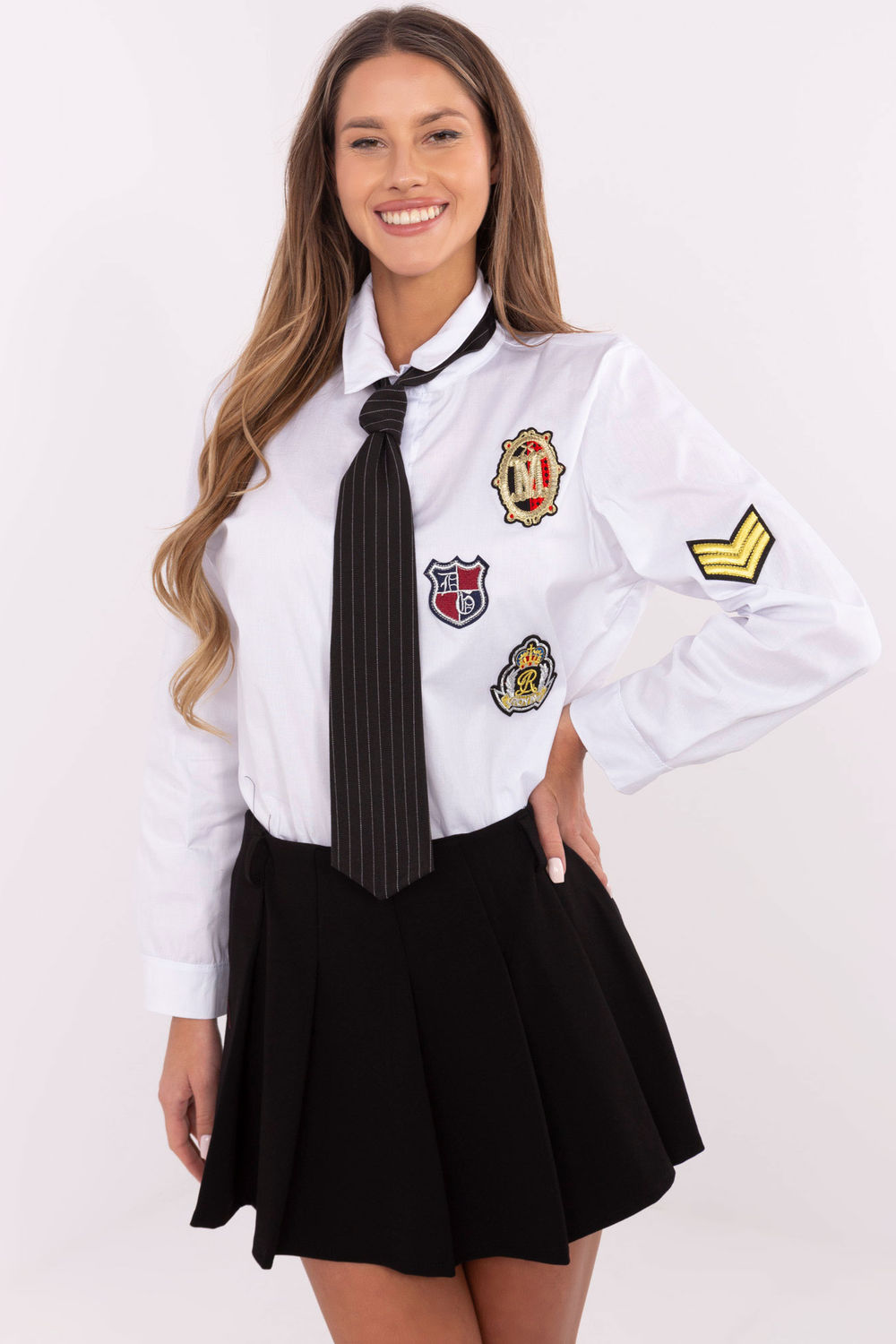 Image of Chemise manche longue blanche
