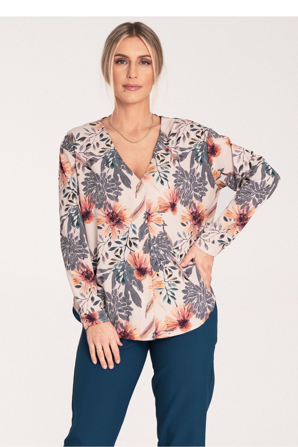 Image of Chemise manche longue multicouleur