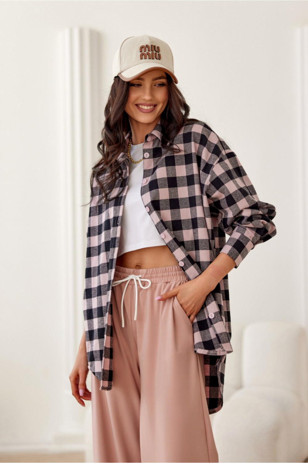 Image of Chemise manche longue multicouleur