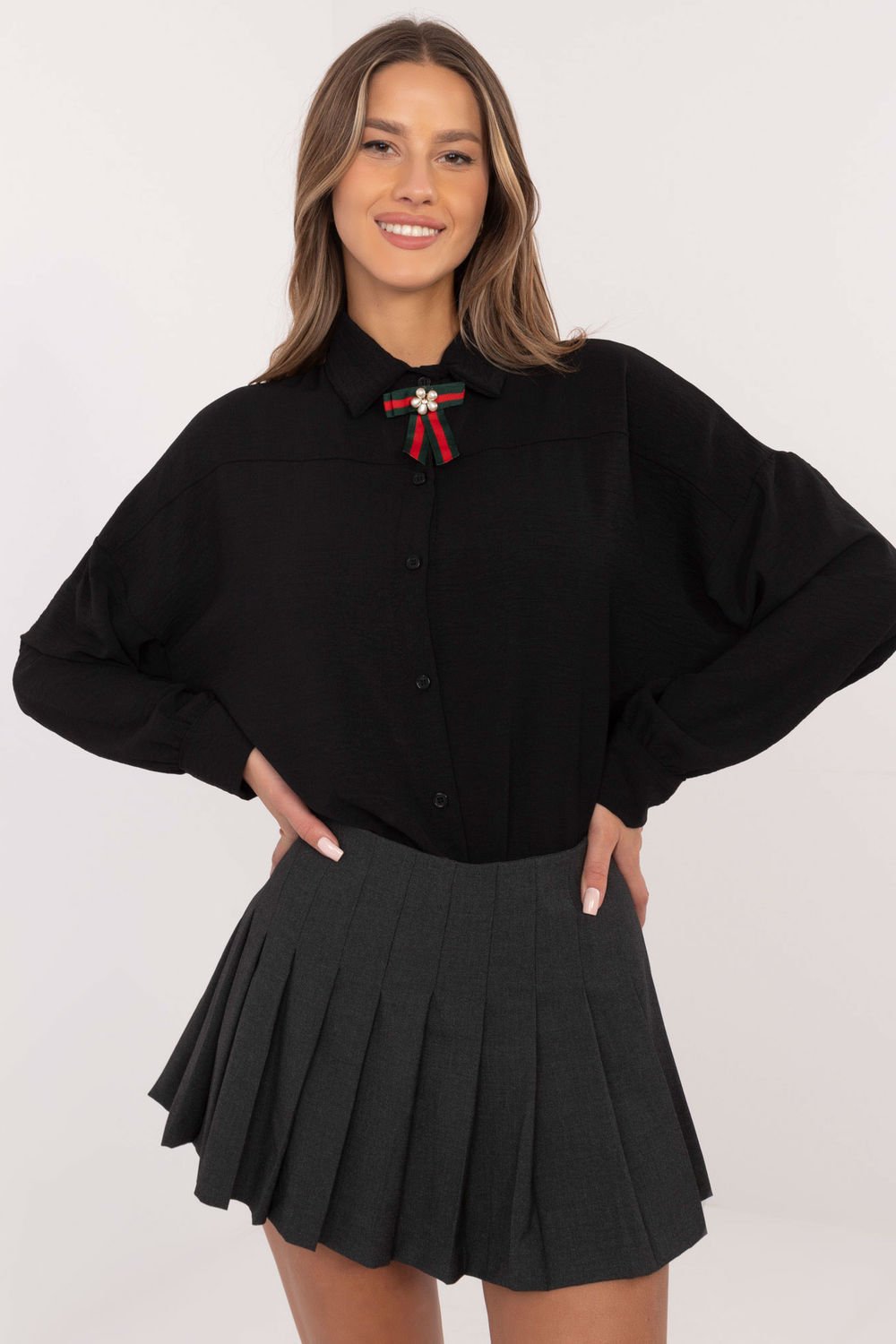 Image of Chemise manche longue noire