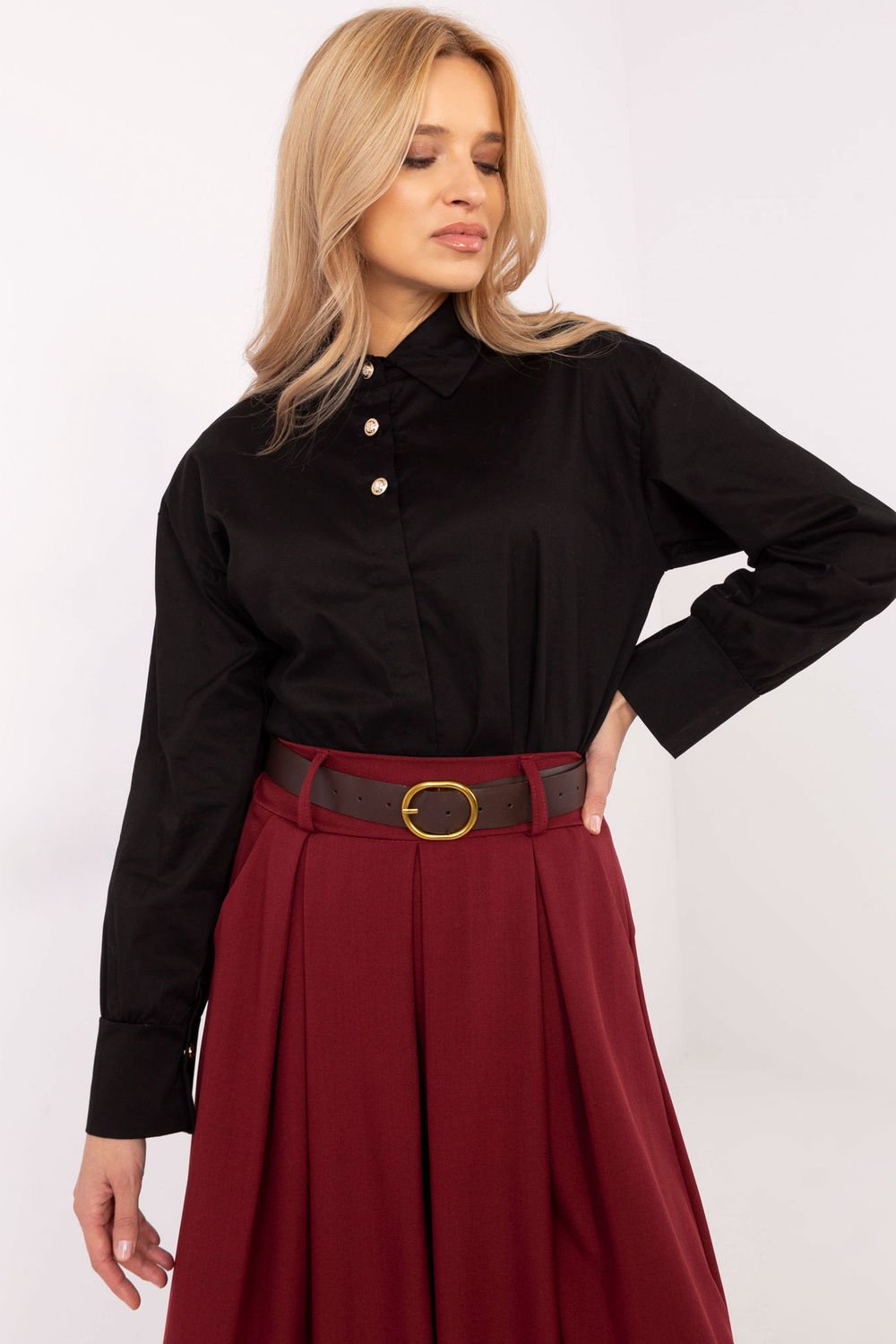 Image of Chemise manche longue noire
