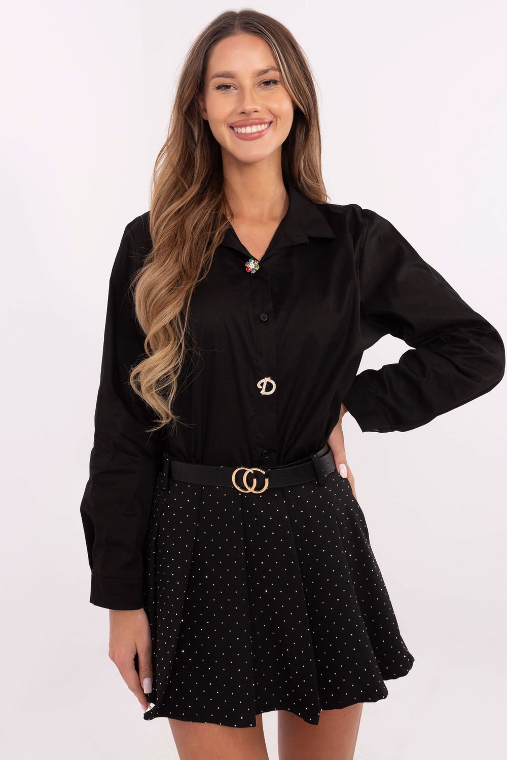 Image of Chemise manche longue noire