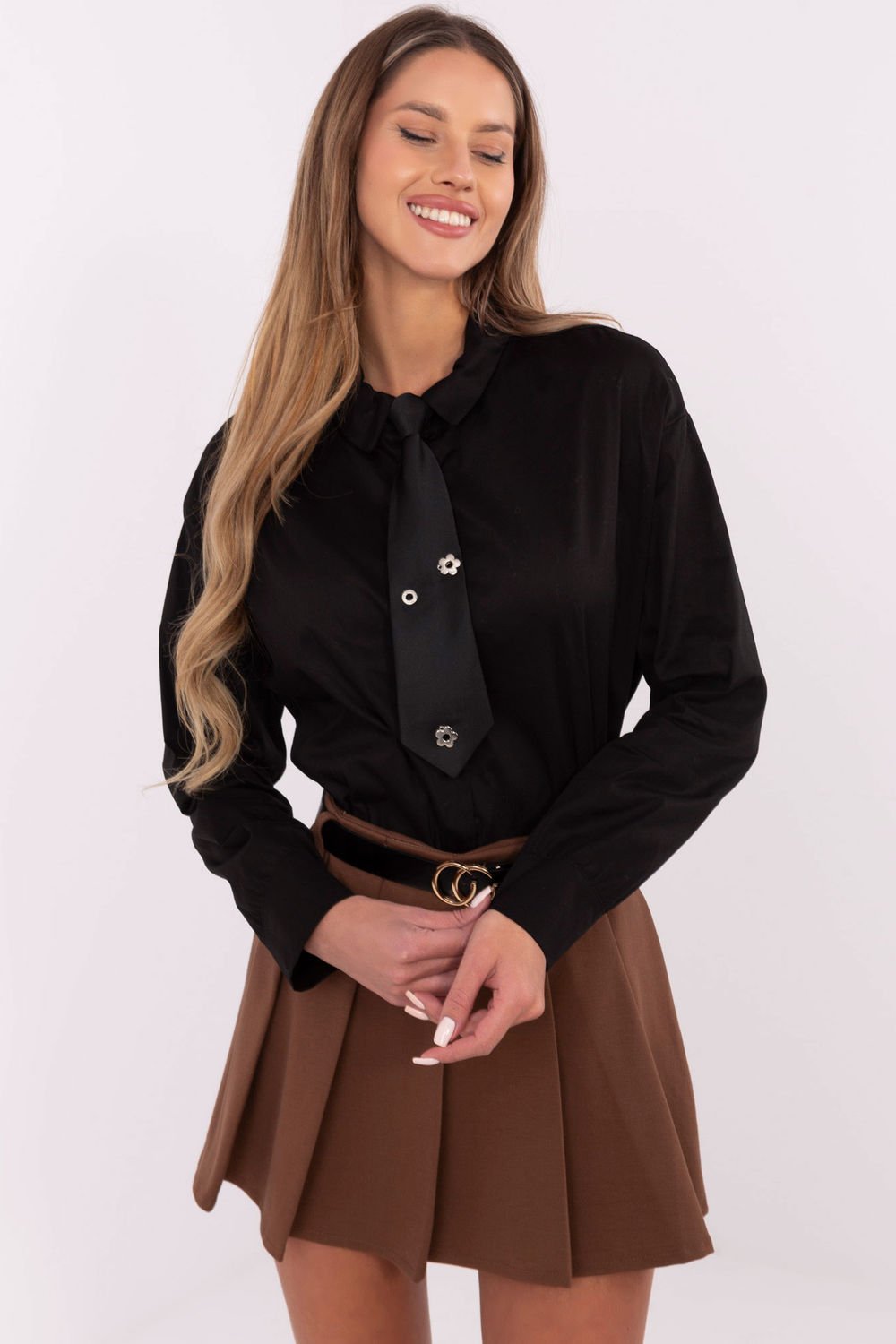 Image of Chemise manche longue noire