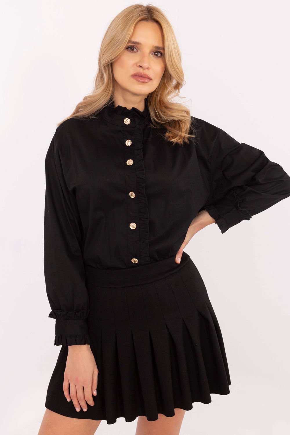 Image of Chemise manche longue noire