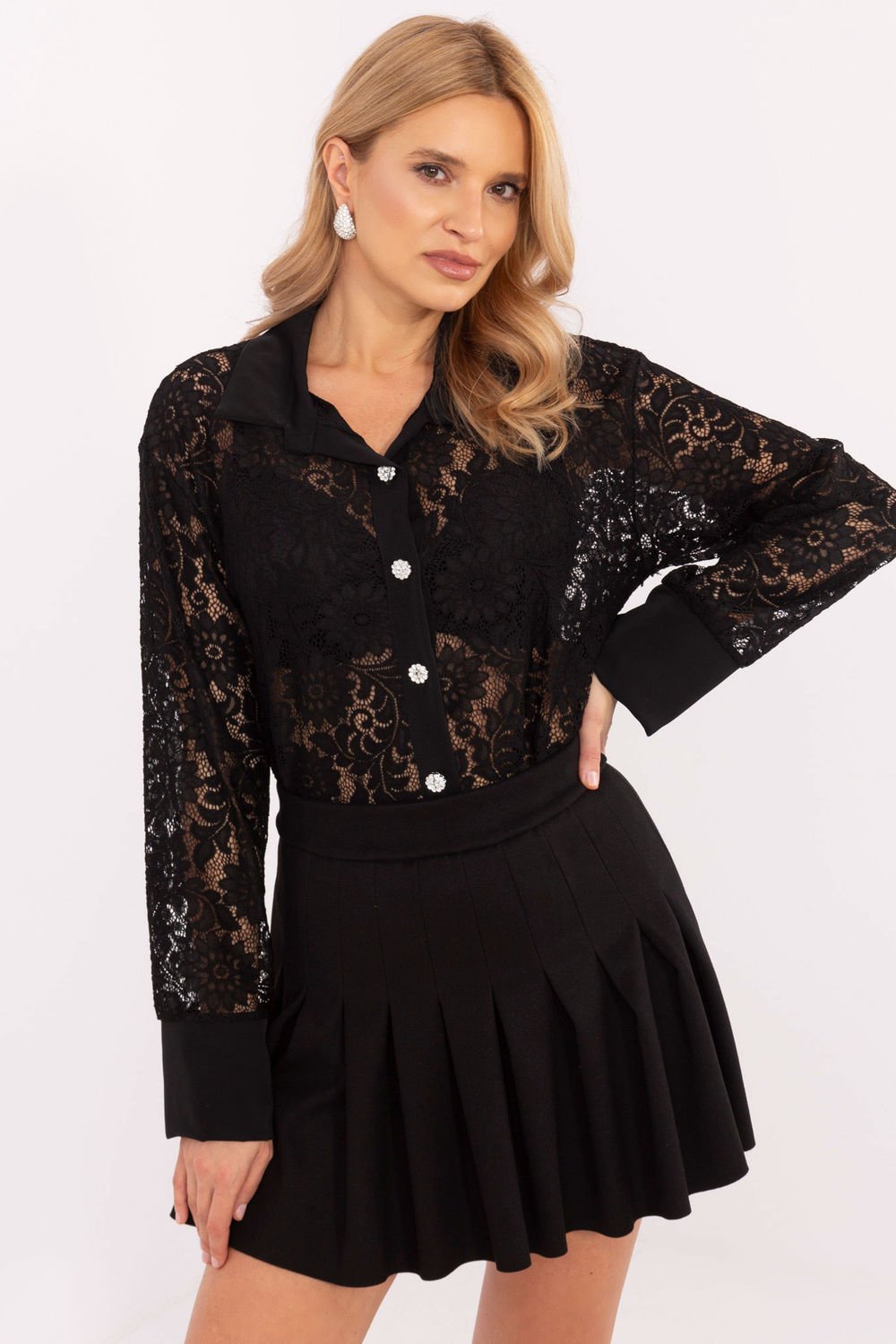 Image of Chemise manche longue noire
