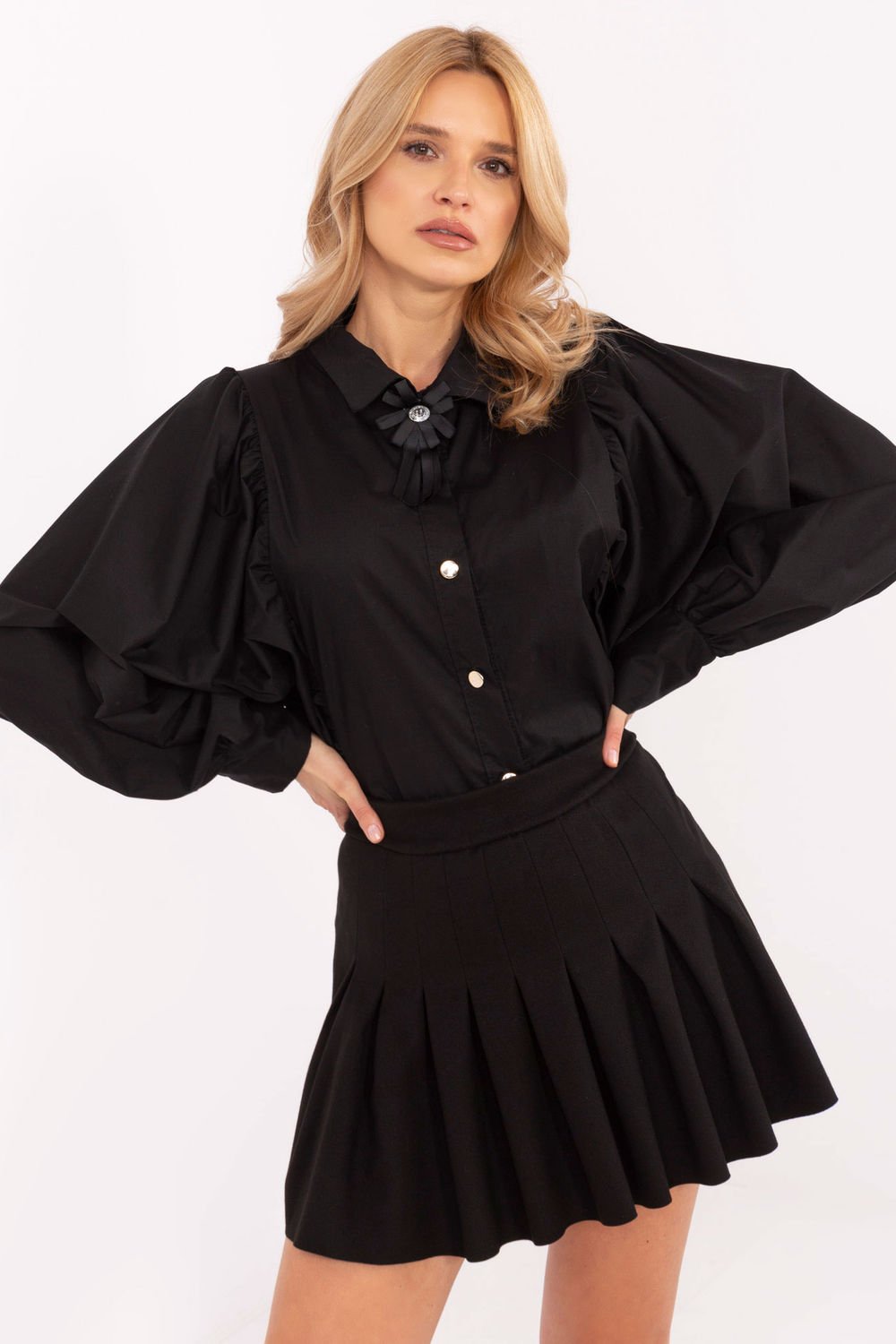 Image of Chemise manche longue noire