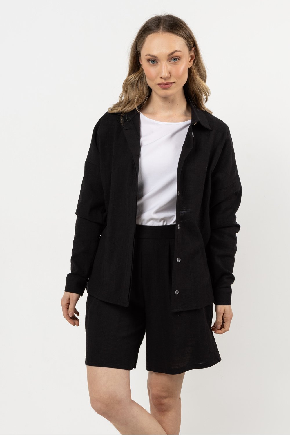 Image of Chemise manche longue noire
