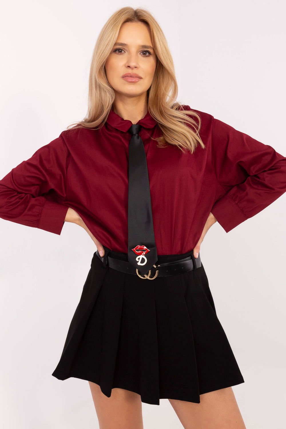 Image of Chemise manche longue rouge