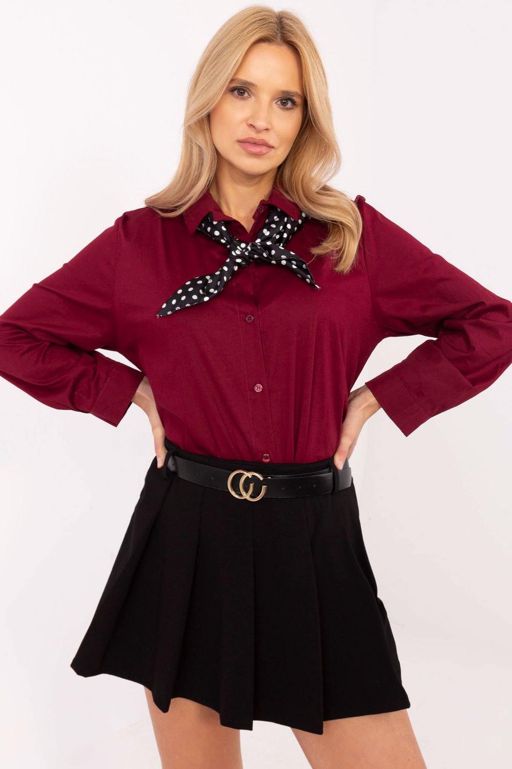Image of Chemise manche longue rouge