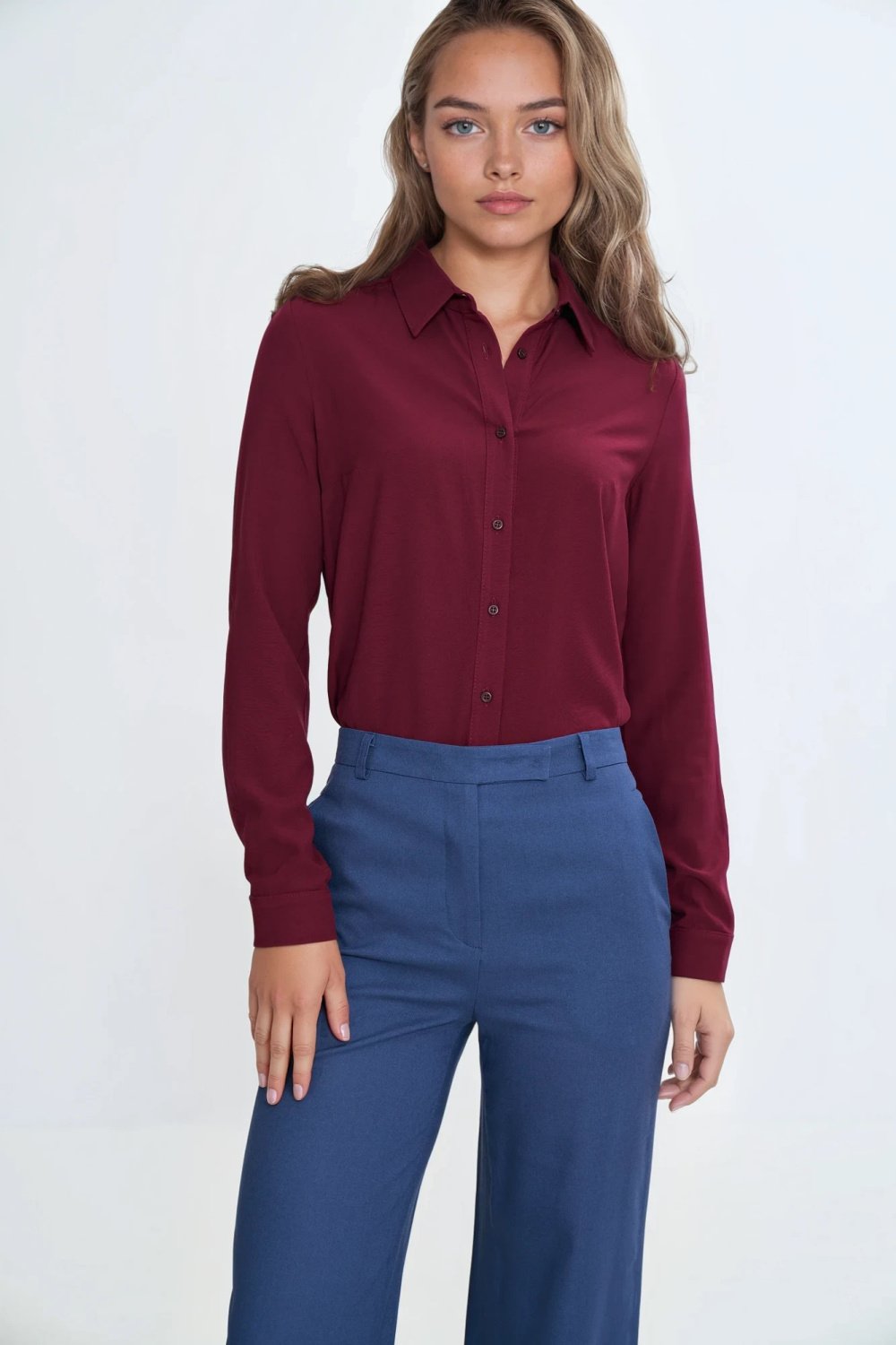 Image of Chemise manche longue rouge