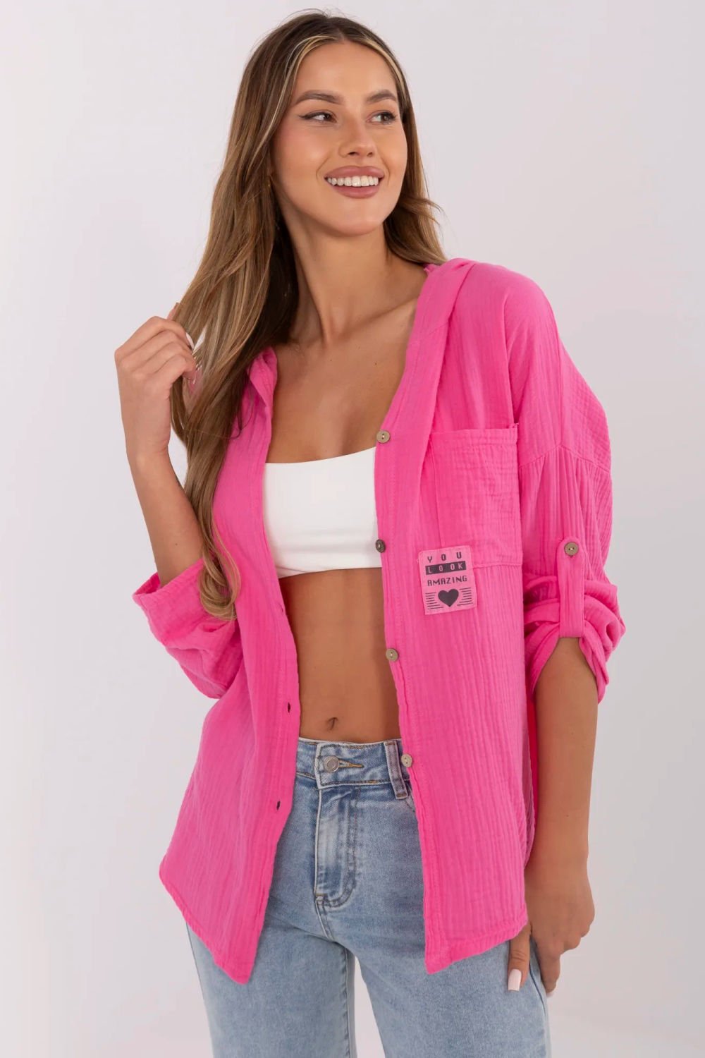 Image of Chemise rosé