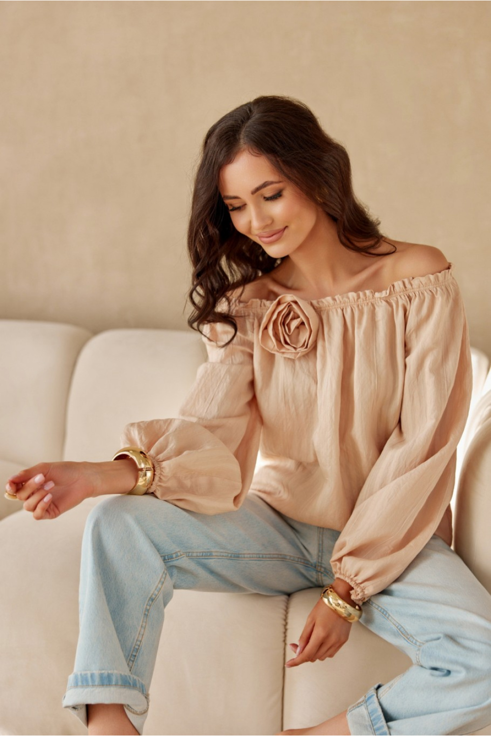Image of Chemisier beige