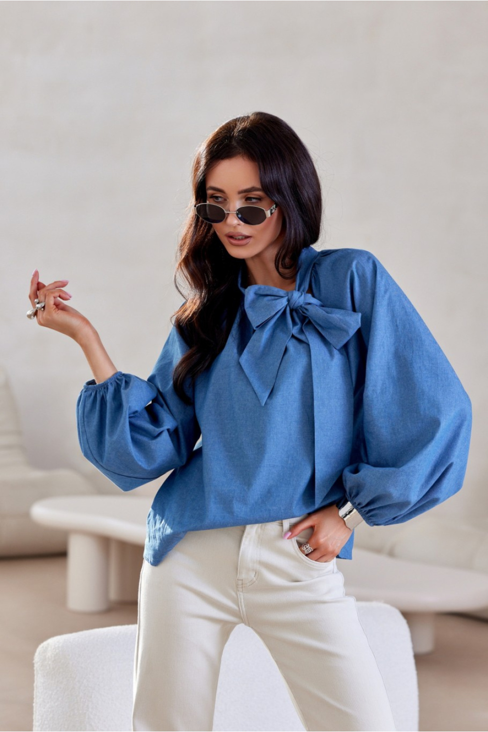 Image of Chemisier bleu