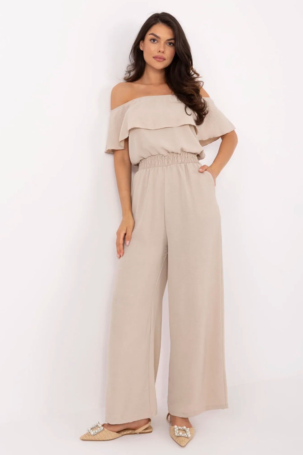 Image of Combinaison beige
