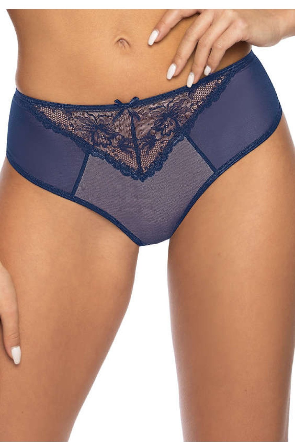 Image of Culotte bleue marine