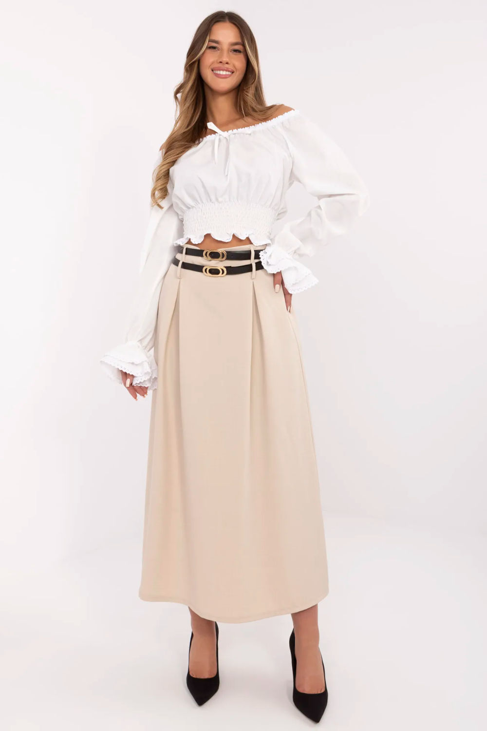 Image of Jupe beige