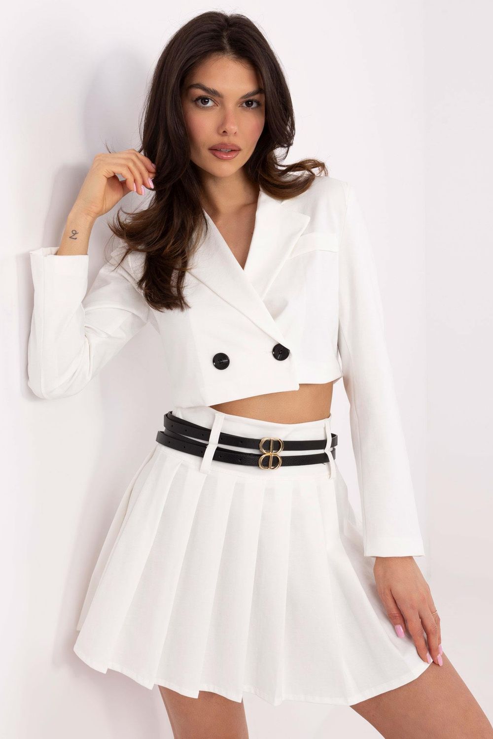 Image of Jupe courte beige