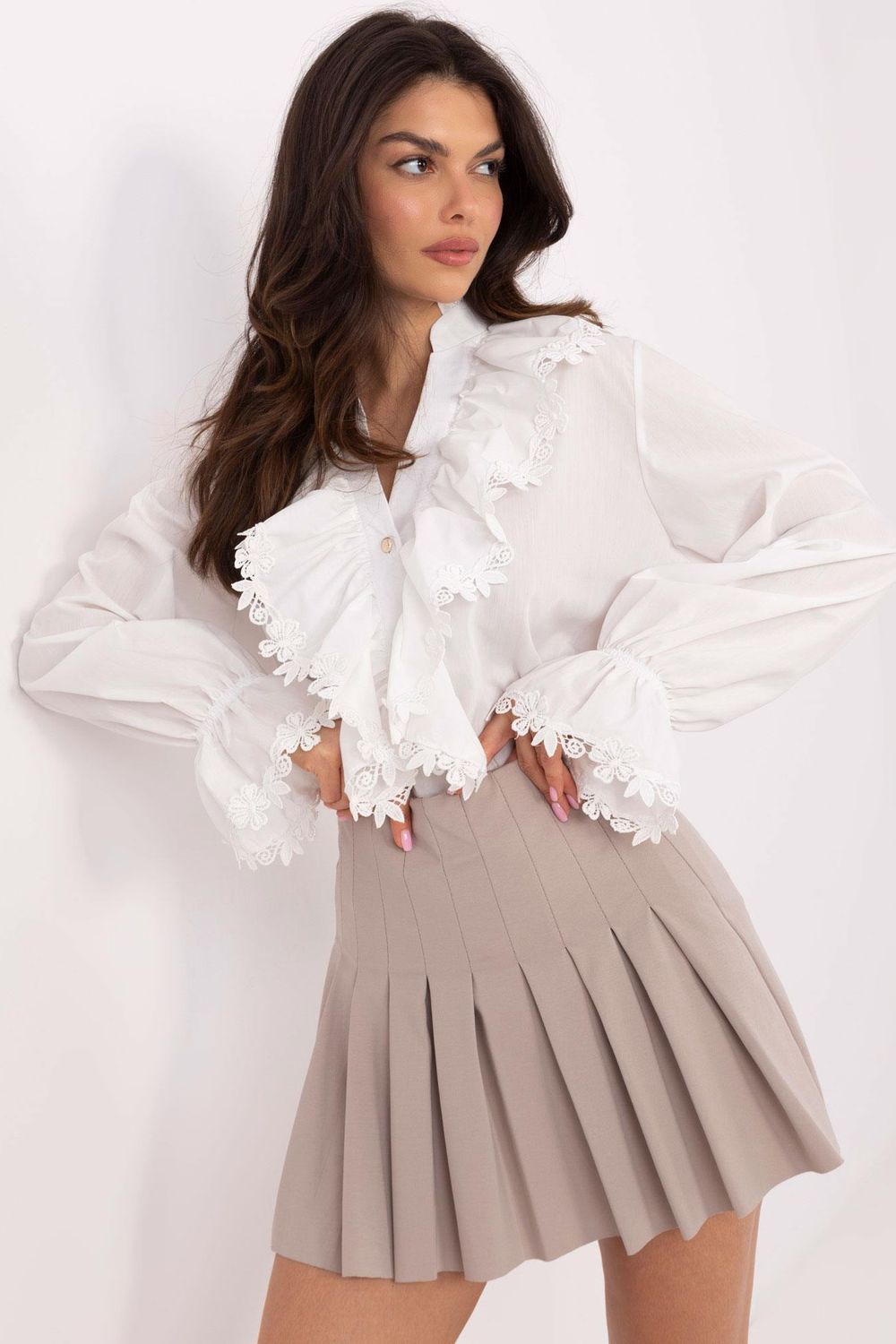 Image of Jupe courte beige