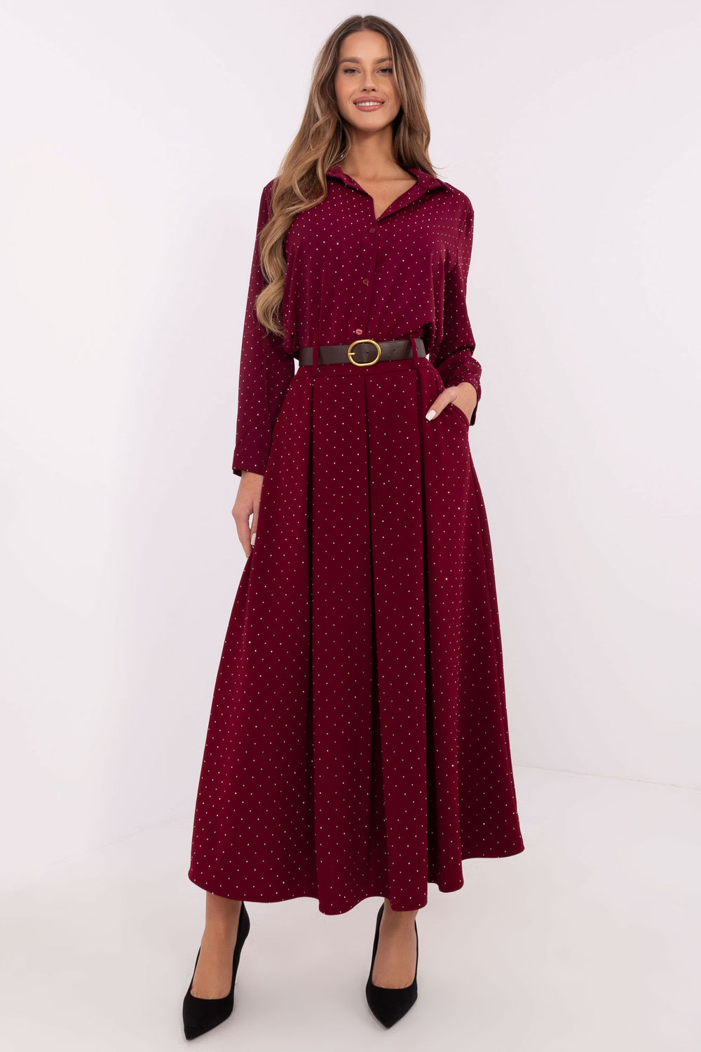 Image of Jupe longue rouge