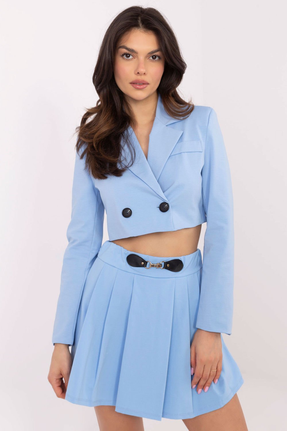 Image of Jupe pantalon bleu