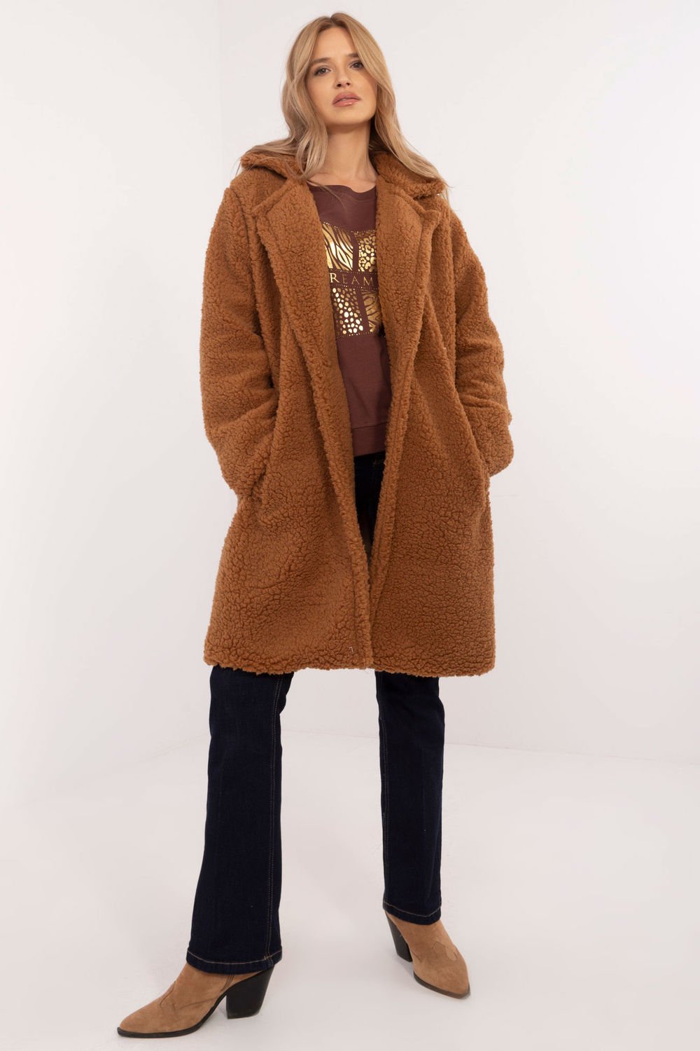 Image of Manteau brun