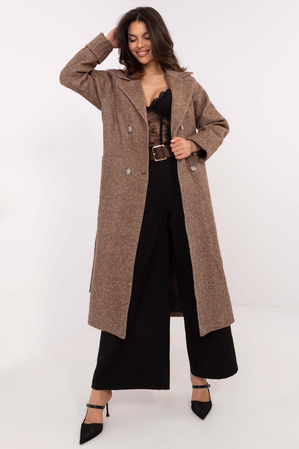 Image of Manteau brun