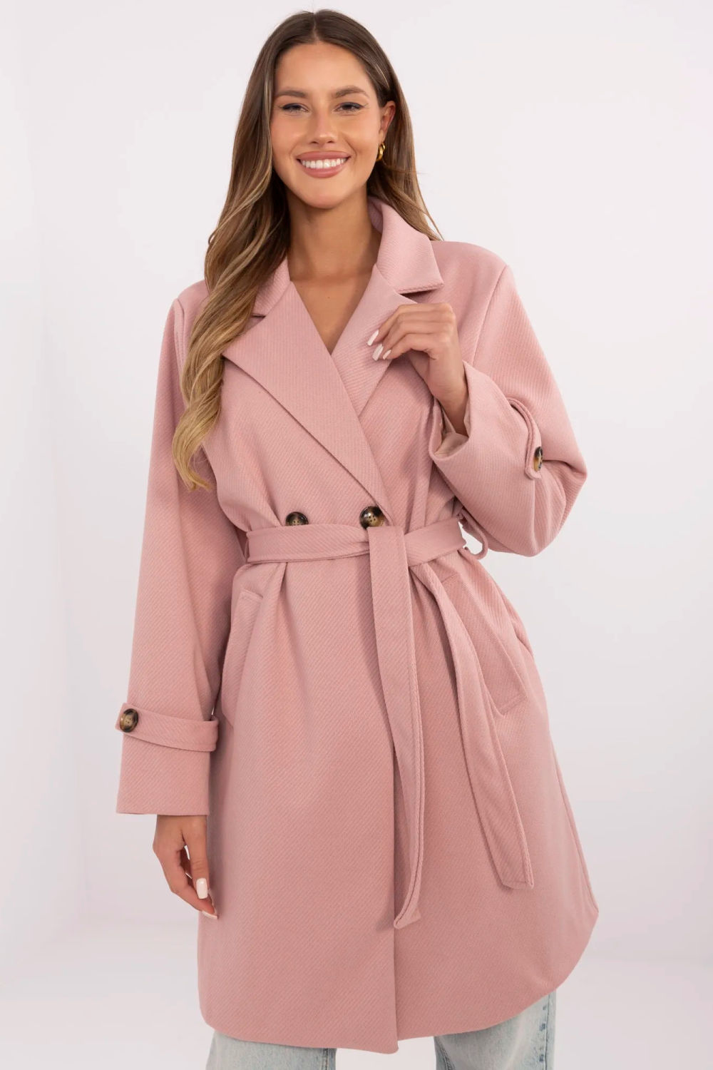 Image of Manteau rosé