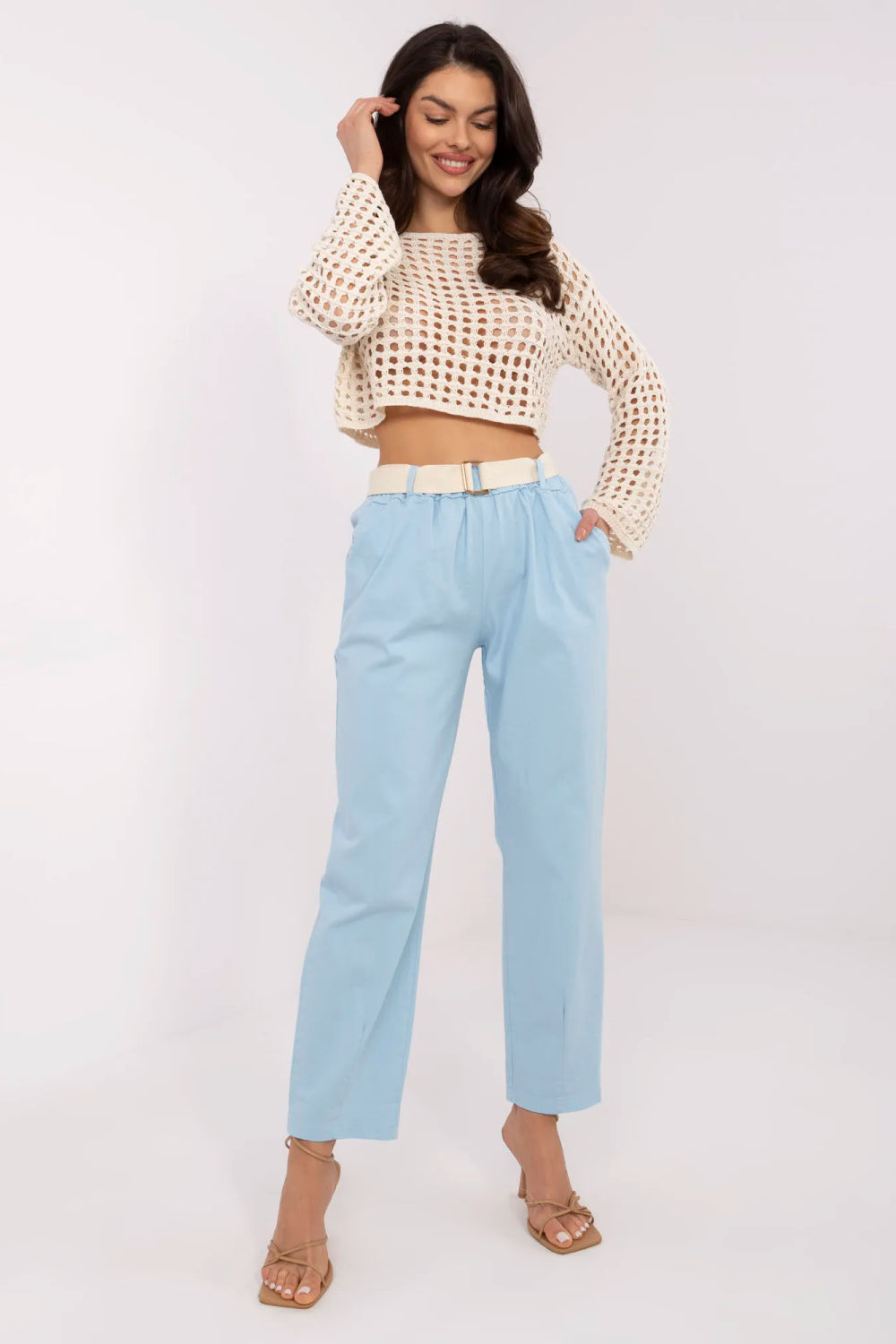 Image of Pantalon femme bleu