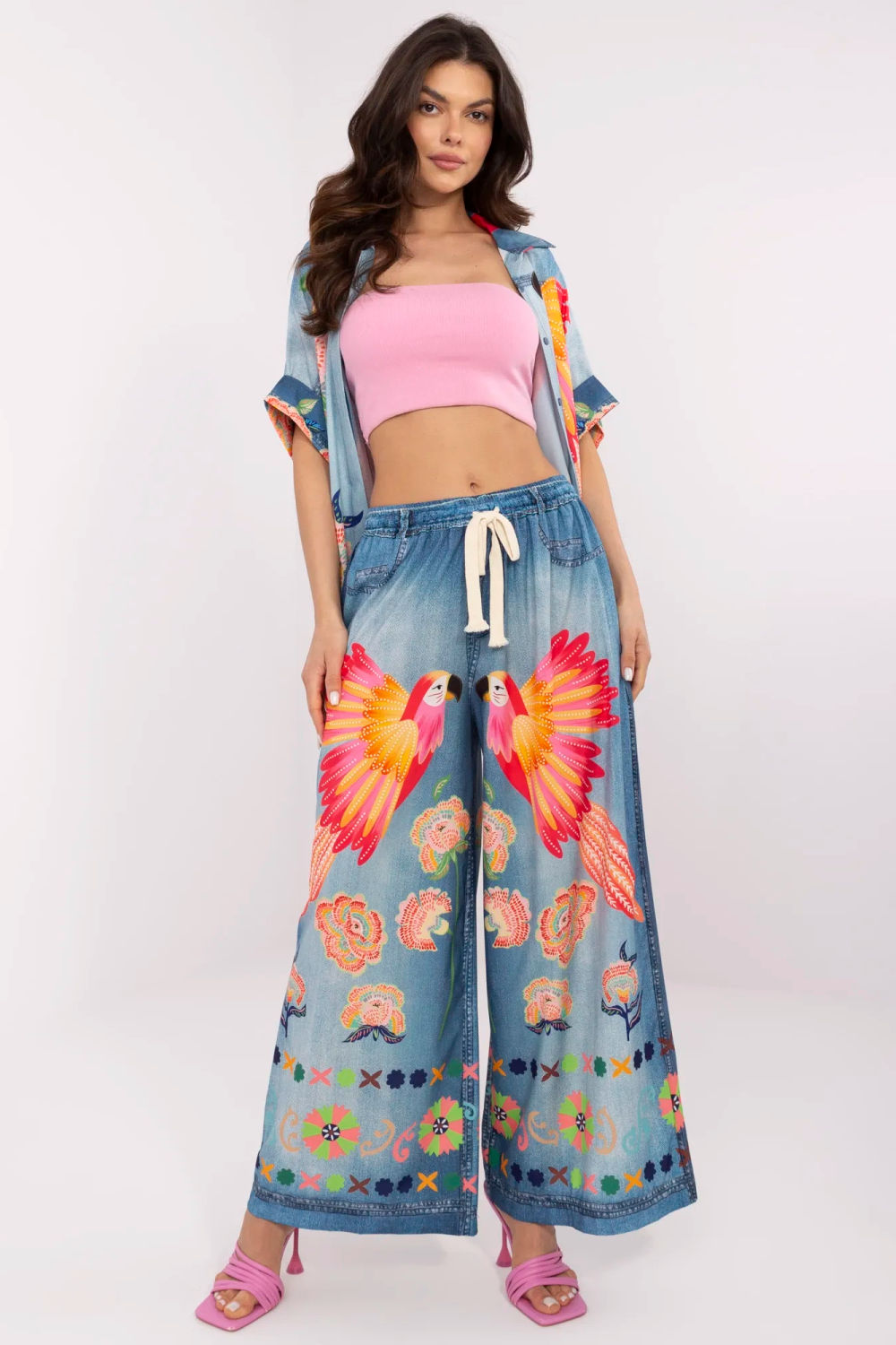 Image of Pantalon femme bleu