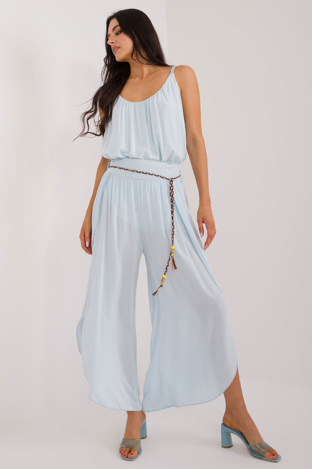 Image of Pantalon femme bleu