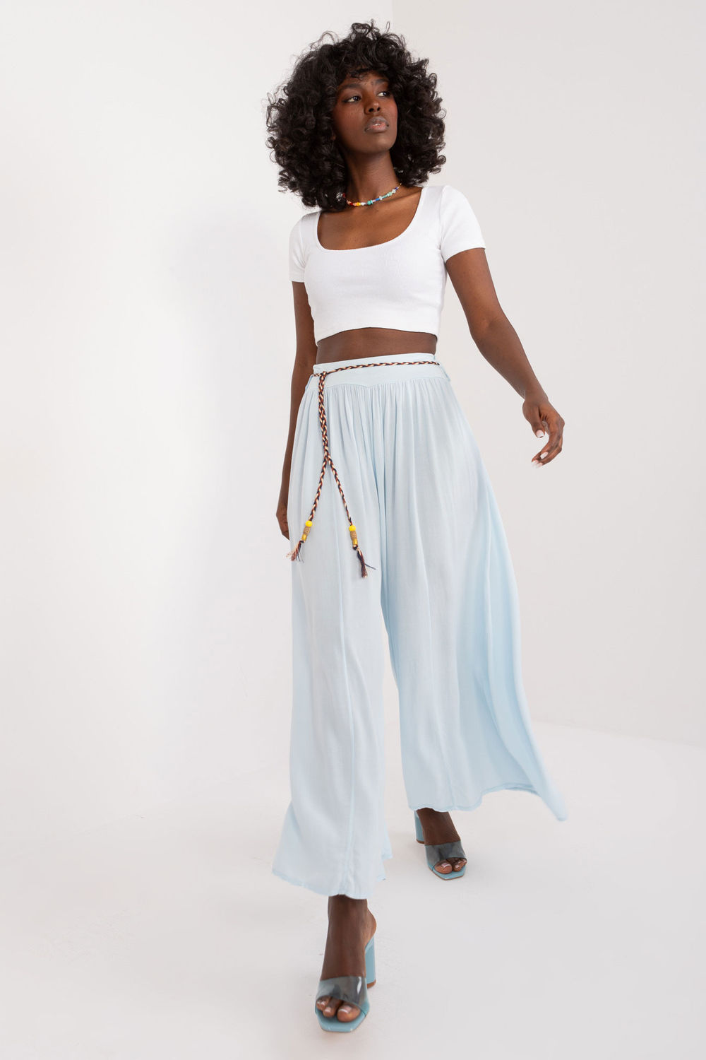Image of Pantalon femme bleu