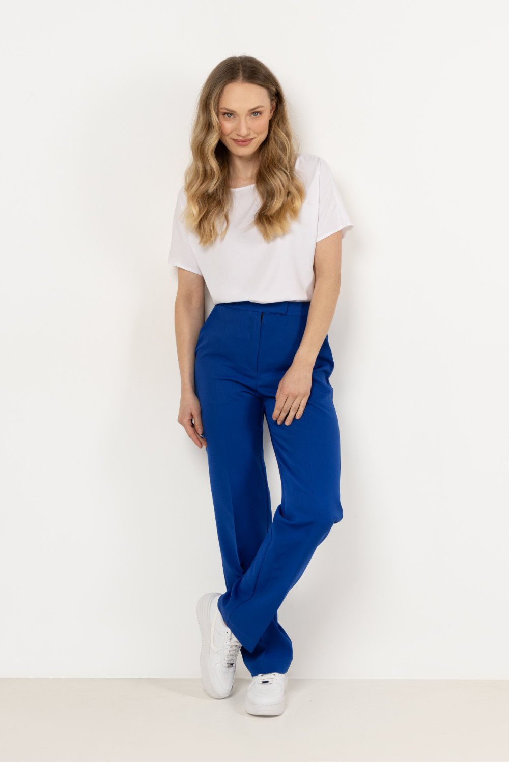 Image of Pantalon femme bleu