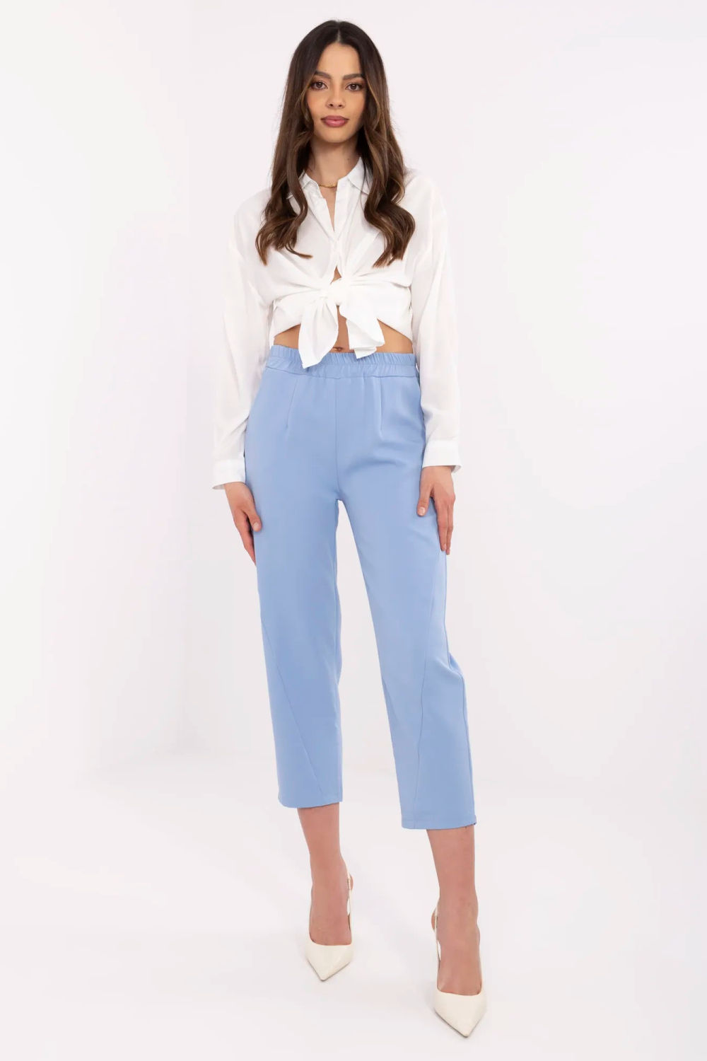 Image of Pantalon femme bleu