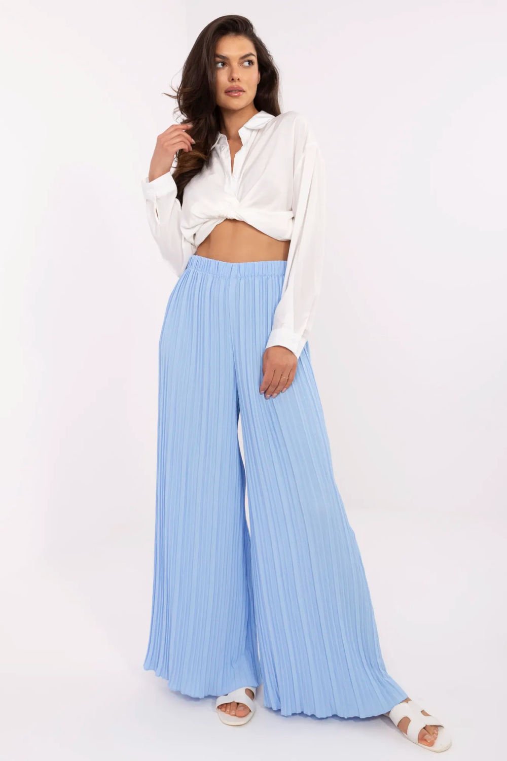 Image of Pantalon femme bleu
