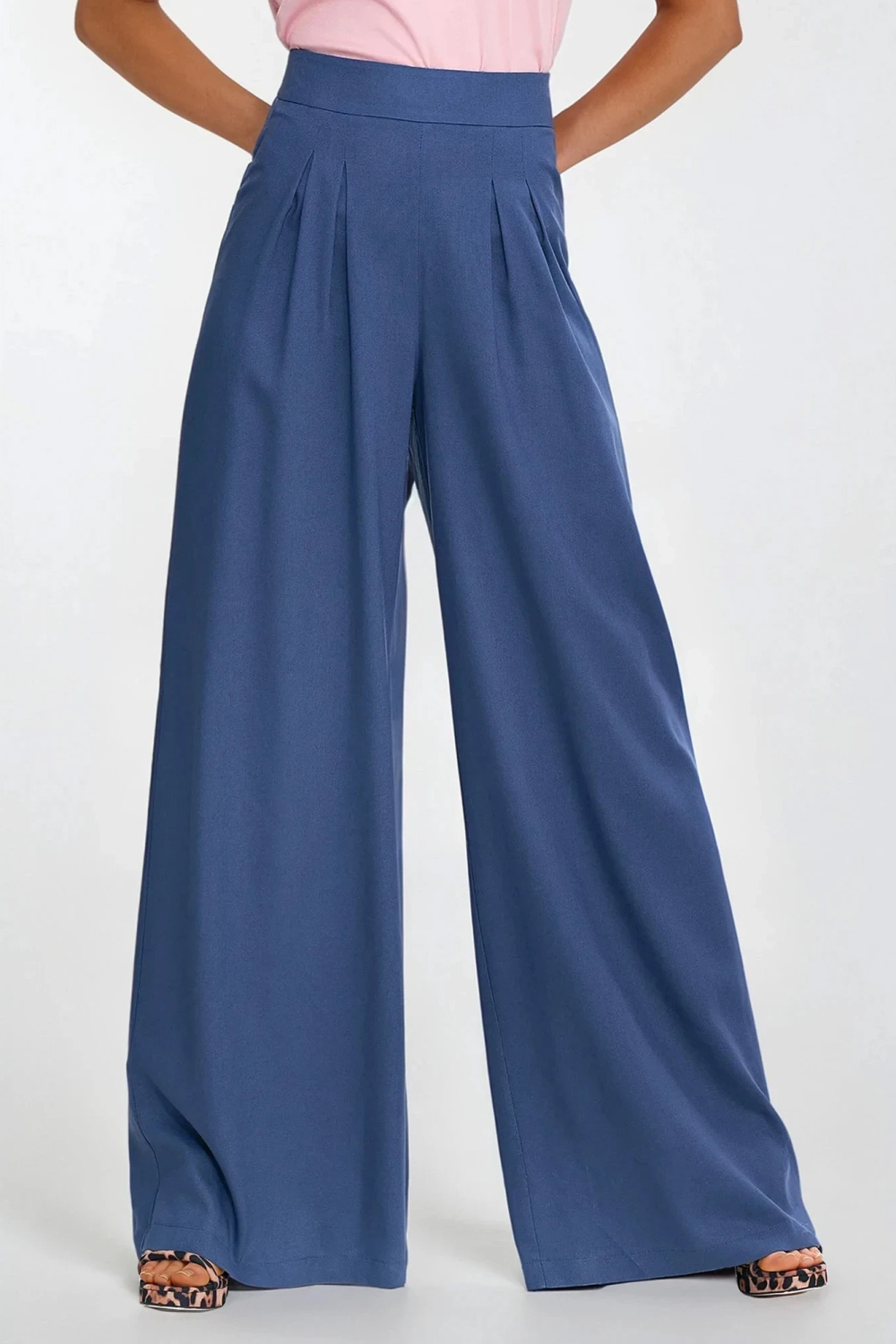 Image of Pantalon femme bleu