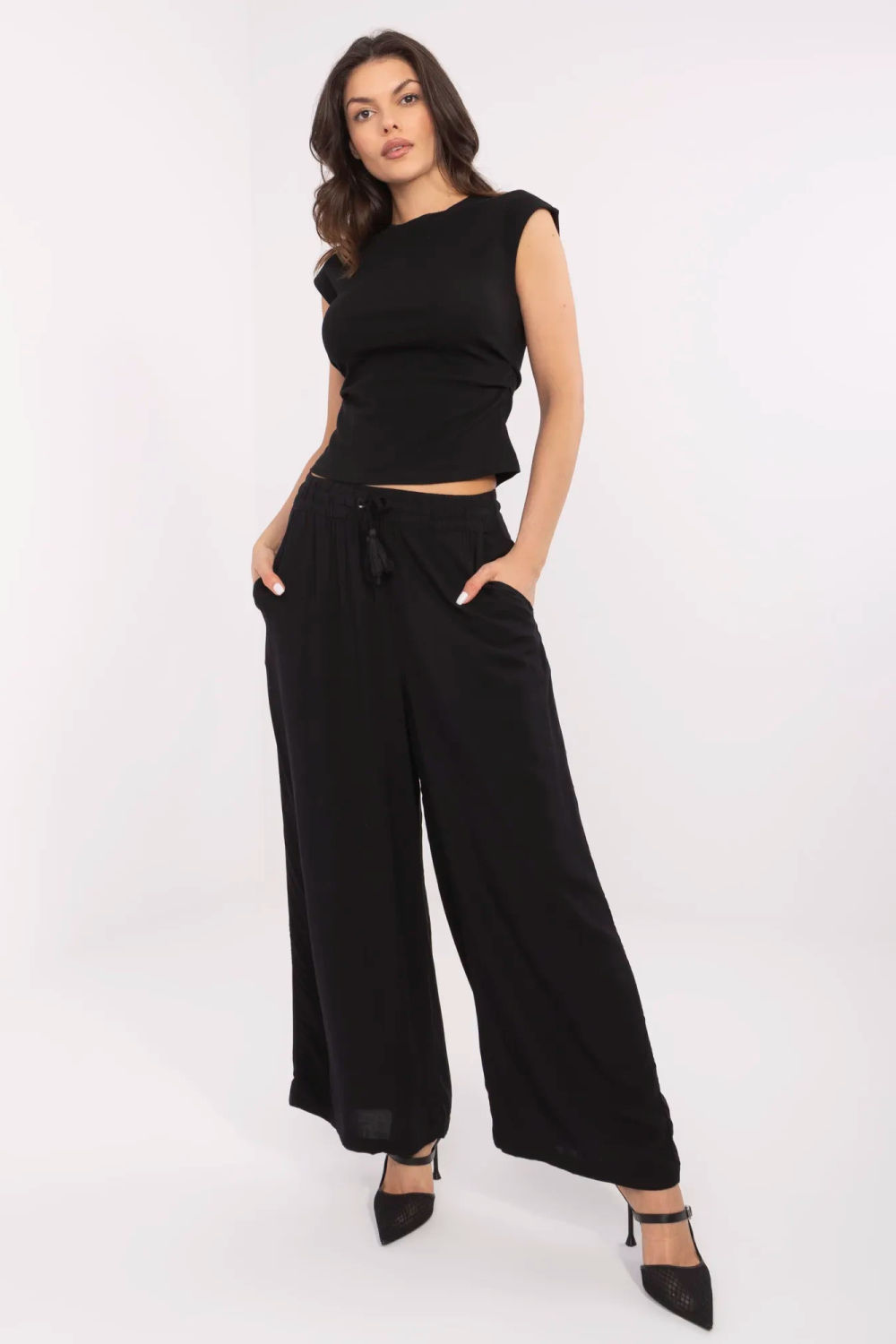 Image of Pantalon femme noir