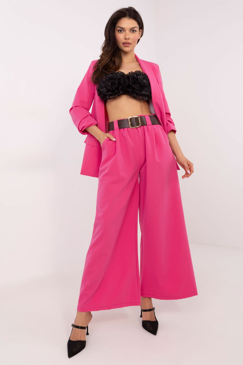 Image of Pantalon femme rosé