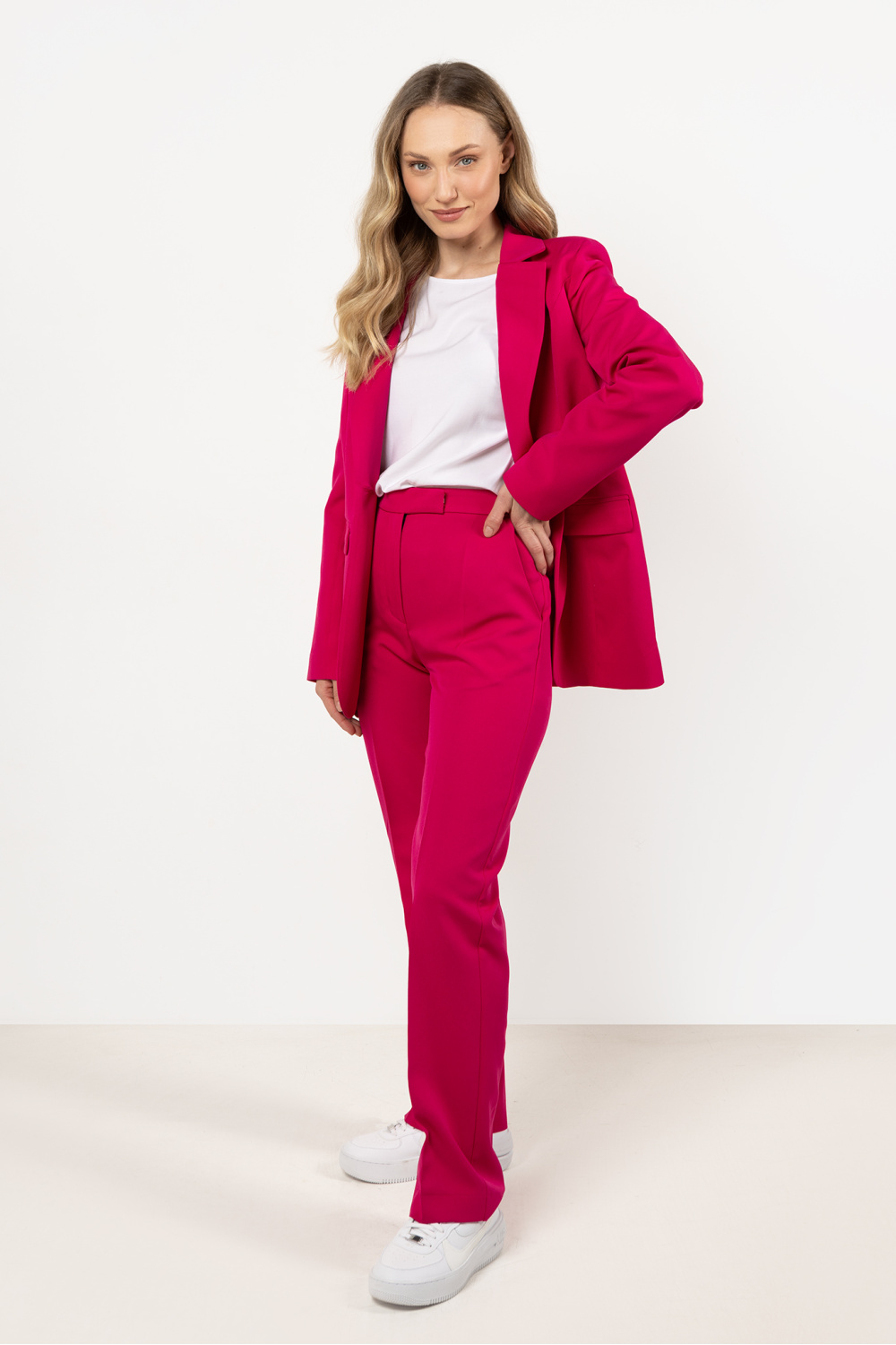 Image of Pantalon femme rosé