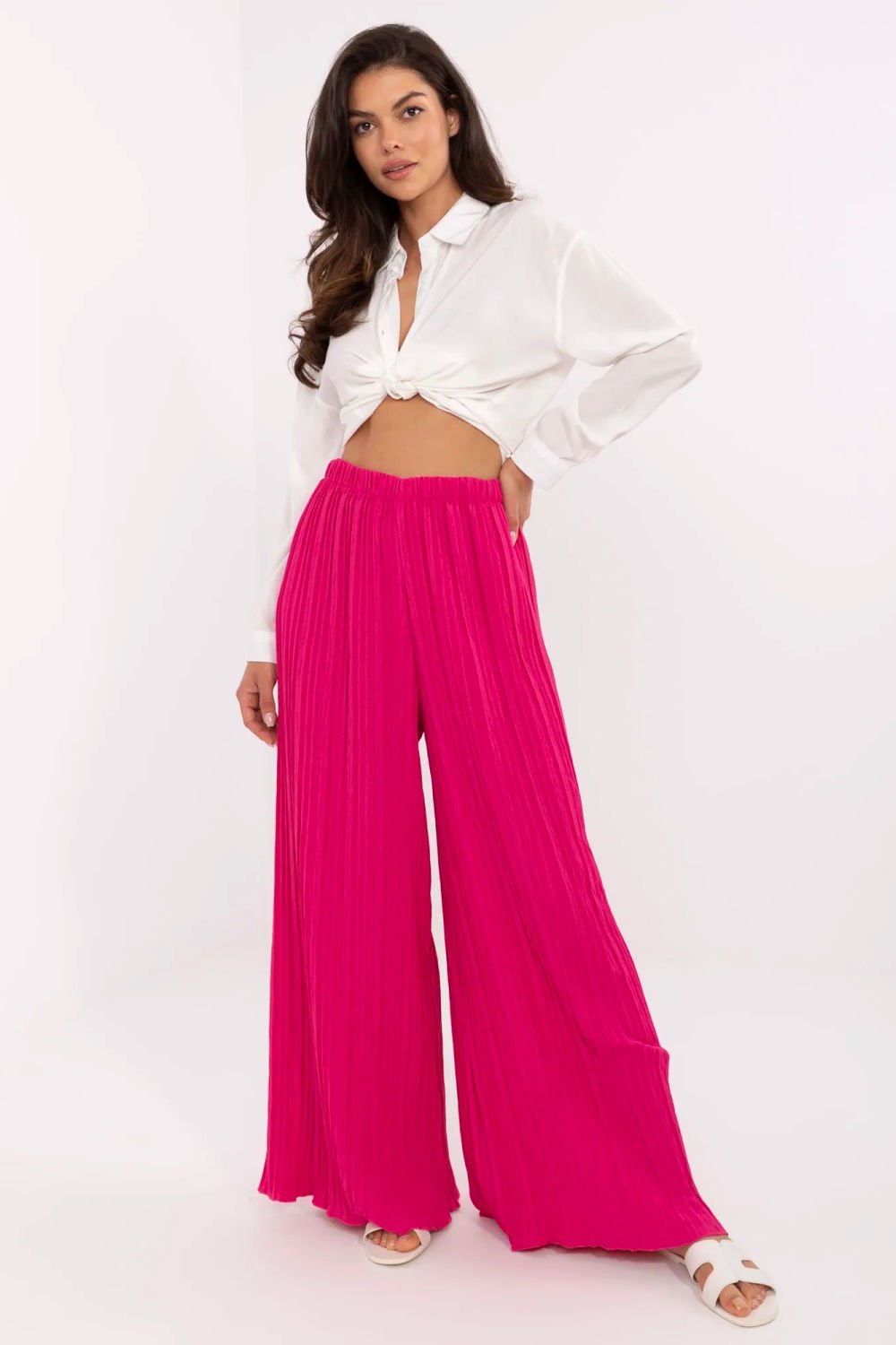 Image of Pantalon femme rosé