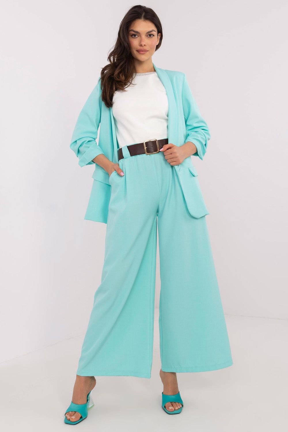 Image of Pantalon femme vert