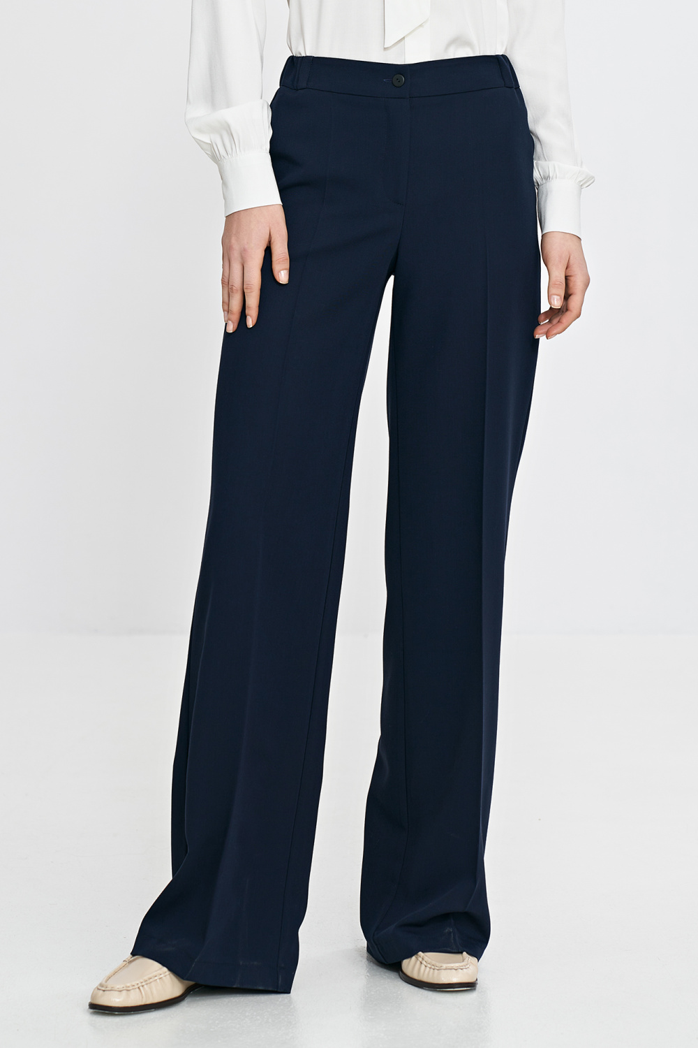 Image of Pantalon long bleu marine