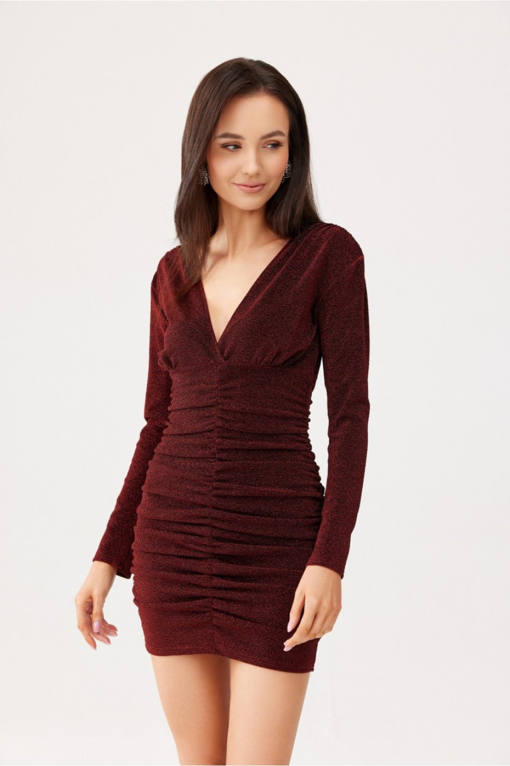 Image of Robe courte rouge