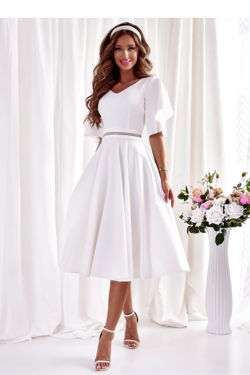 Image of Robe de cocktail beige
